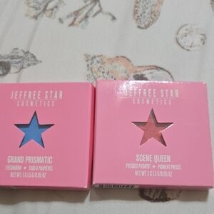 Jeffree Star Cosmetics Grand Prismatic Blue Eyeshadow and Scene Queen